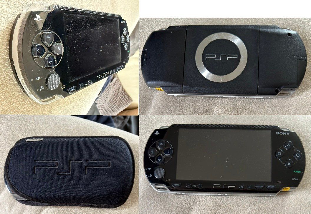 Sony Console: PSP 1004 gehackte Version mit 8 Games, Hülle, OVP, Netzteil – Usato da Dielsdorf venduto da Stefan1980 1