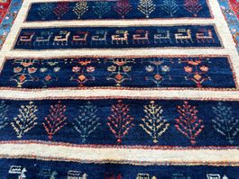 Feiner Kashkuli Luribaft aus Persien – 146 × 101 cm