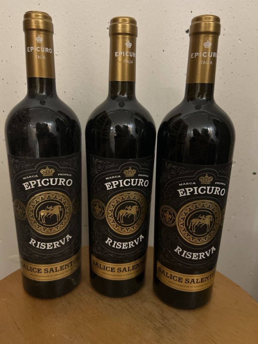 Vins: Epicuro Riserva Salice Salentino 2016 – Neuf (Voir description) à zürich par Julia05