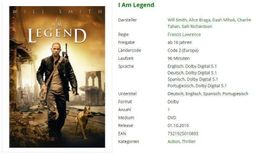 I Am Legend - DVD
