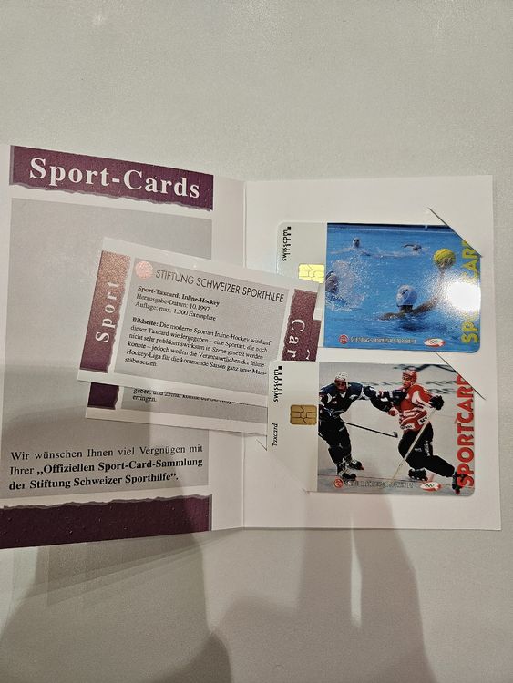 Cartes de téléphone: Sportcard Sammlung Stiftung Schweizer Sporthilfe 1997 – Neuf avec emballage d'origine à Wiler b.Utzenstorf par Ired