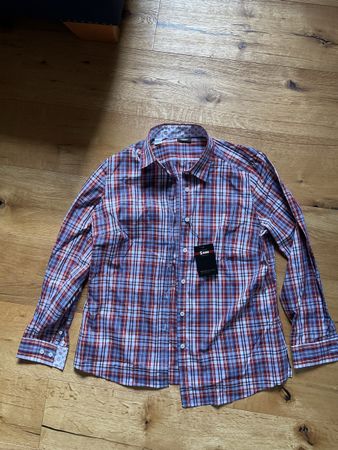 Walbusch Bluse NEU Bequembluse Karohemd Grösse 42