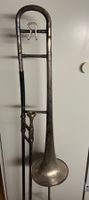 Posaune F.A. Reynolds Abilene Texas gebraucht silber