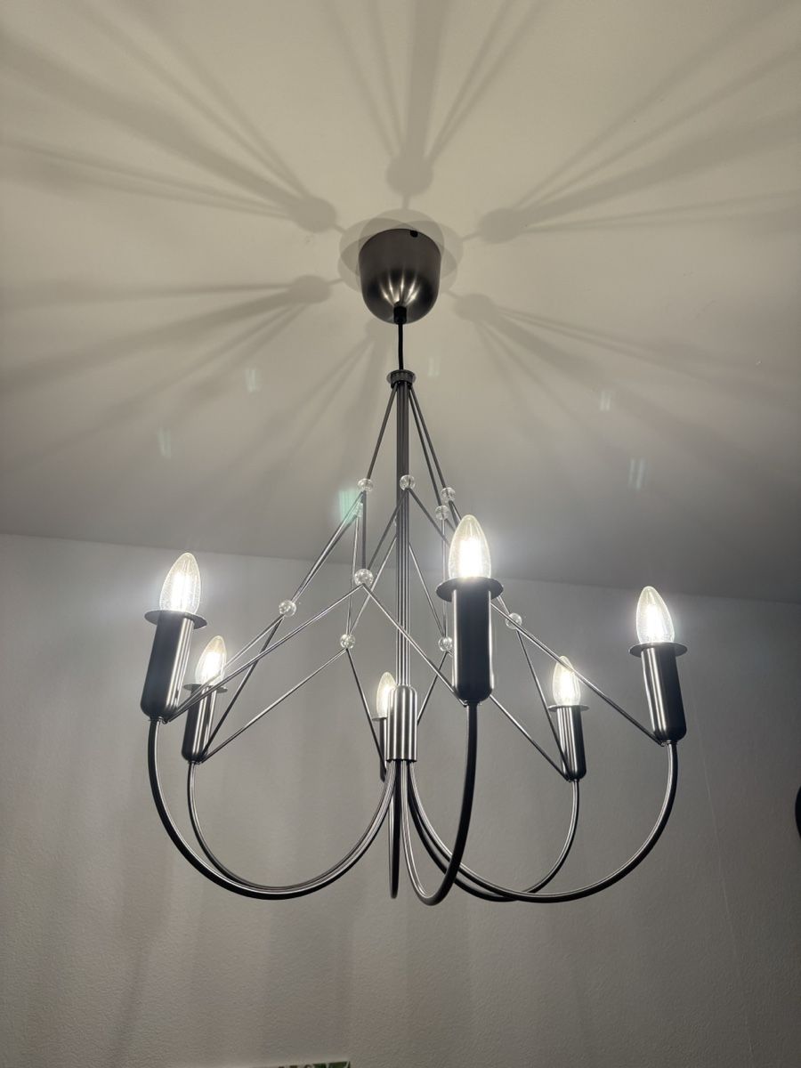 Ikea Lampadari & plafoniere: Deckenleuchte Edelstahl Hårmöja – Usato da Chur venduto da hei_6yh8