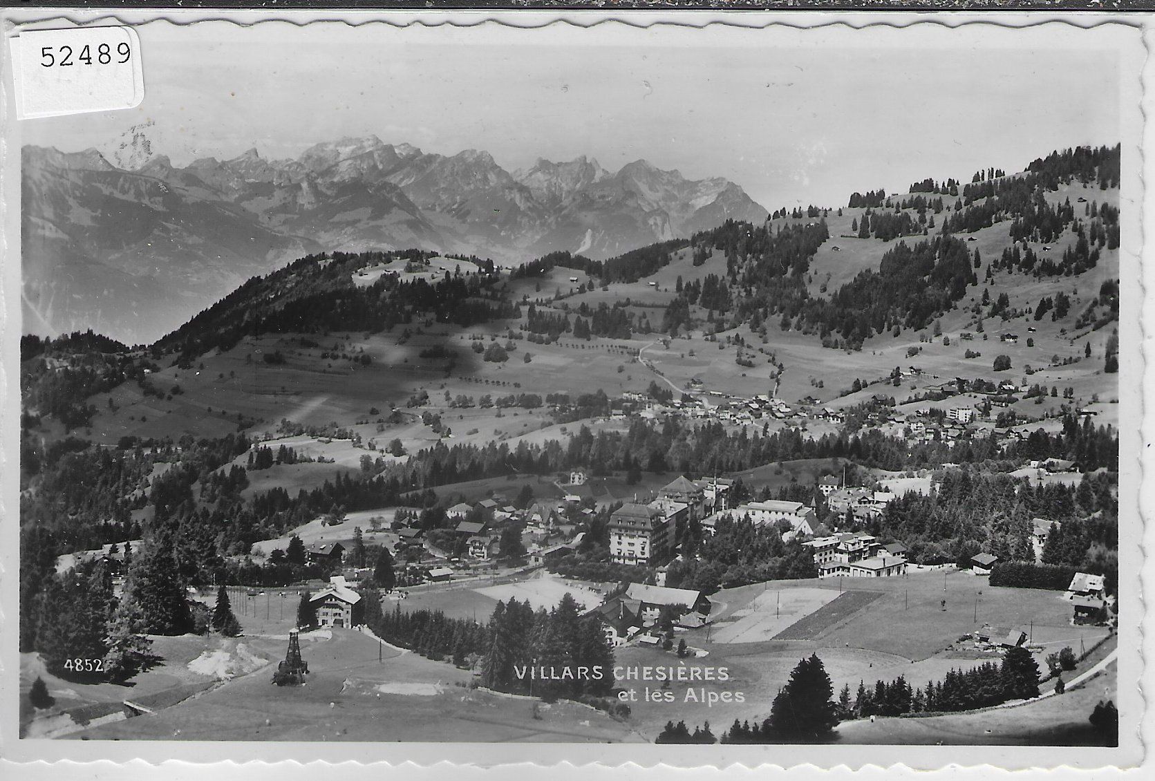 Cartoline postali: Villars Chesieres et les Alpes – Usato da Ettingen venduto da Kartenplanet