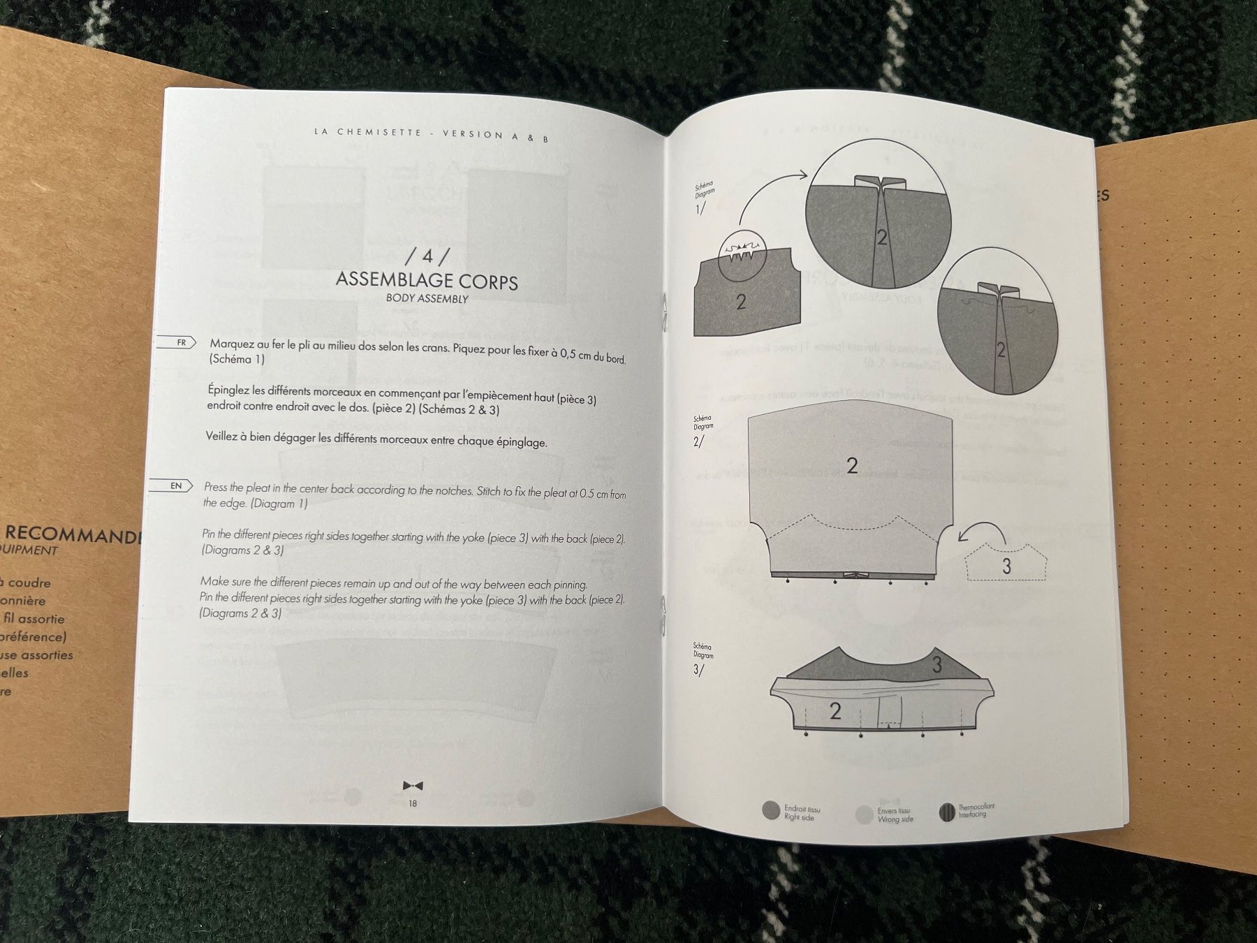 Schnittmuster: Schnittmuster Oversize-Bluse, Gr. 36, Atelier Brunette Paris – Gebraucht aus Zürich von Nora321 4