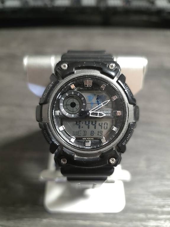 Uhren: Casio Herrenuhr Digital Analog Schwarz – Gebraucht aus Hölstein von dmi_my97