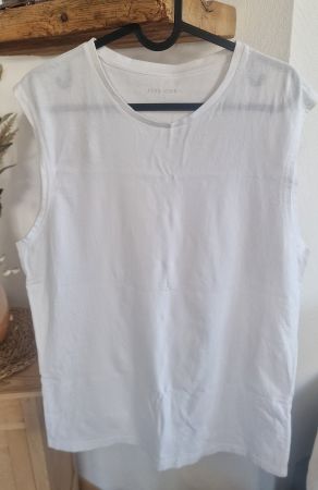 Herren Top weiss Pier One Grösse L