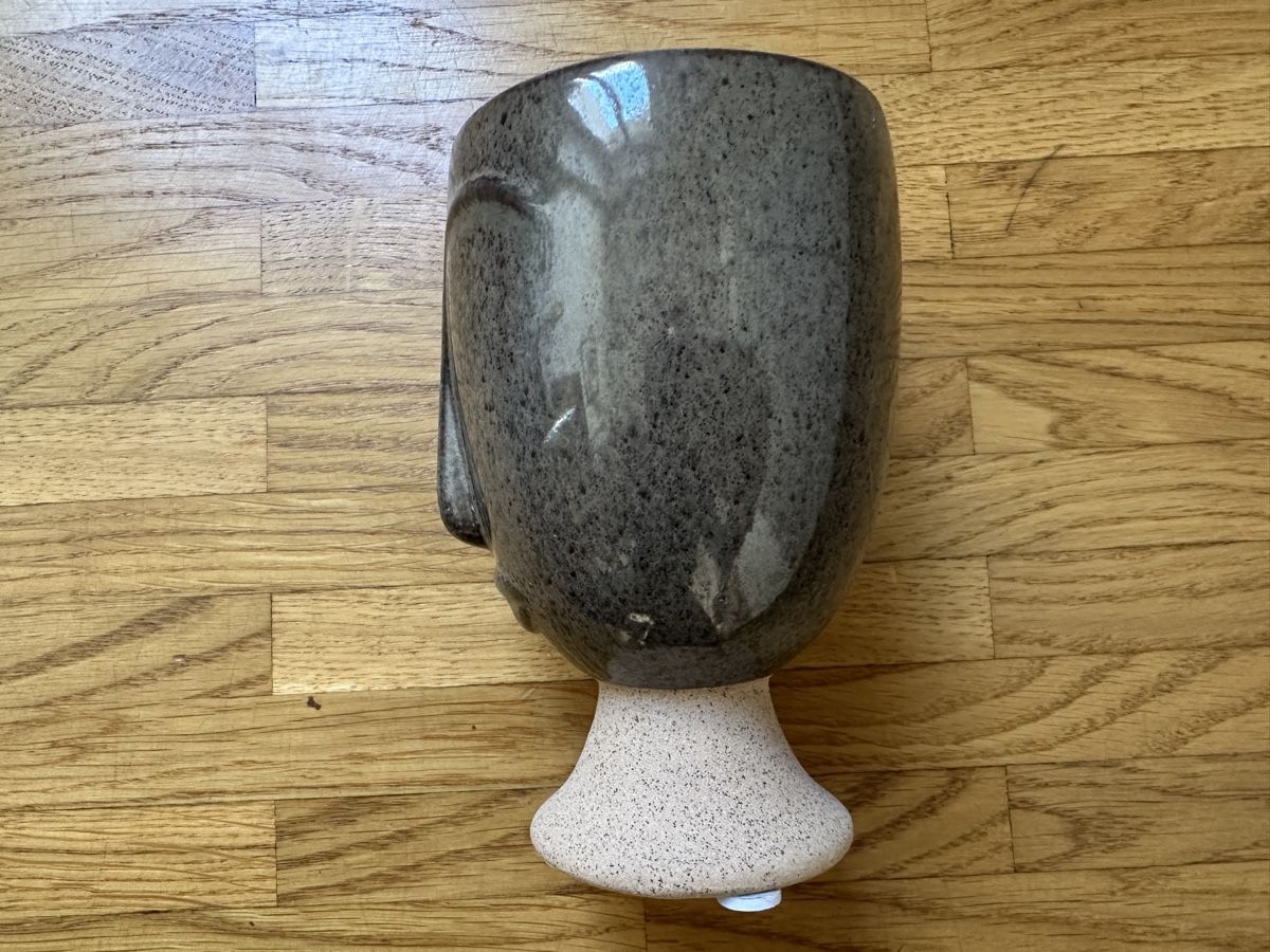 Vasi & Recipienti: Face clay vase 13cm x 8cm – Usato da Lausanne venduto da brixton 2