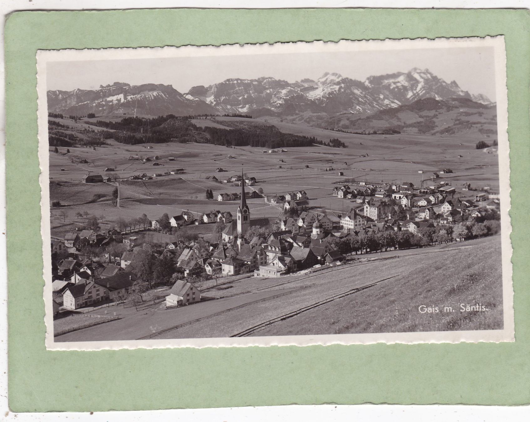 Cartoline postali: Gais m. Säntis 1942 – Usato da Herisau venduto da Lisegrat2008
