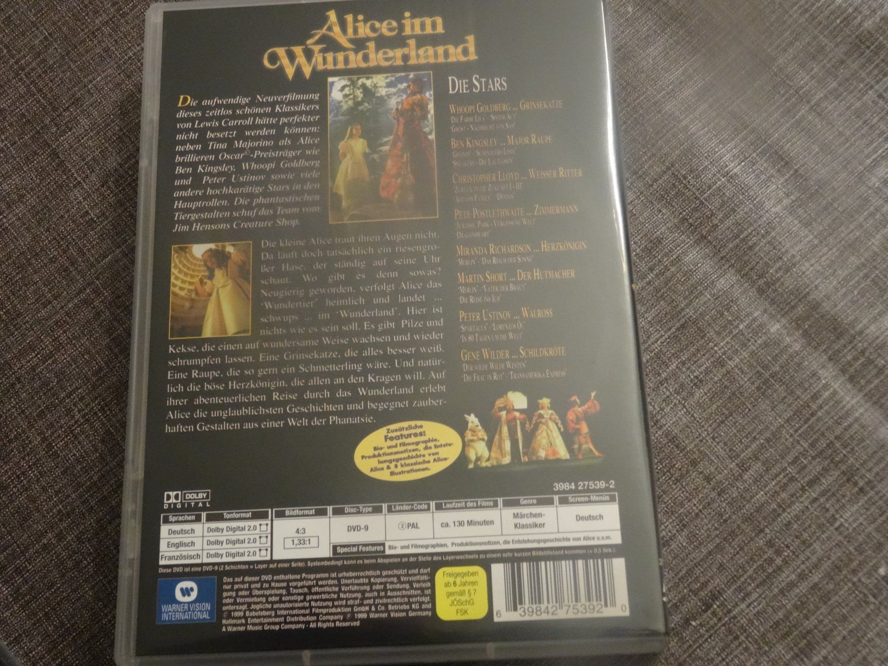 Tous les DVDs: Alice im Wunderland DVD – D'occasion à Olten par Disc-Verkauf 2