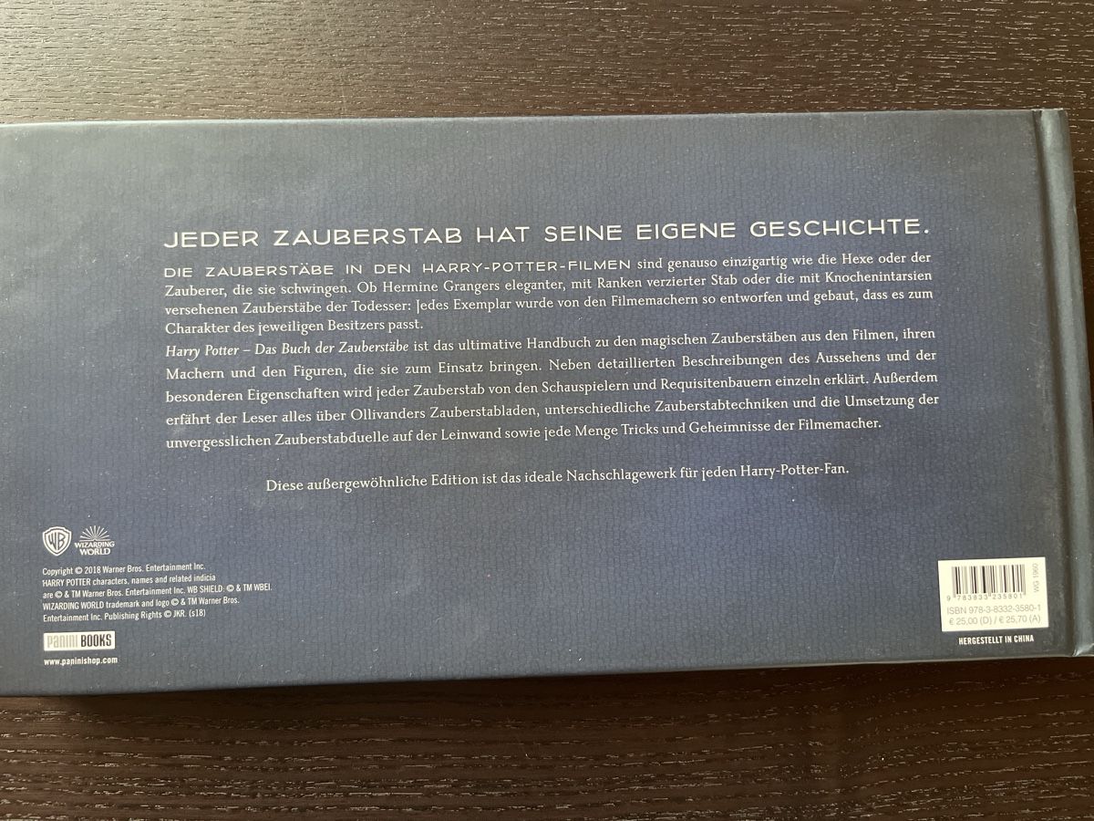 Bücher: Harry Potter Buch Zauberstäbe – Neu (gemäss Beschreibung) aus Einsiedeln von sandramon 1