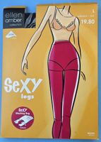 Ellen Amber Sexy Legs Strumpfhosen – Schwarz, Grösse L – NEU