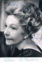 Erika von Thellmann 1902-88 Autogramm Vintage Foto 9x14cm