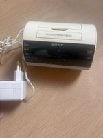 Radio-réveil Sony avec station d'accueil pour iPhone blanc