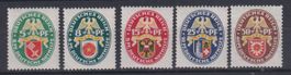 Deutsches Reich 1929:Nothilfe ** (2-3 kl. Gummimängel)
