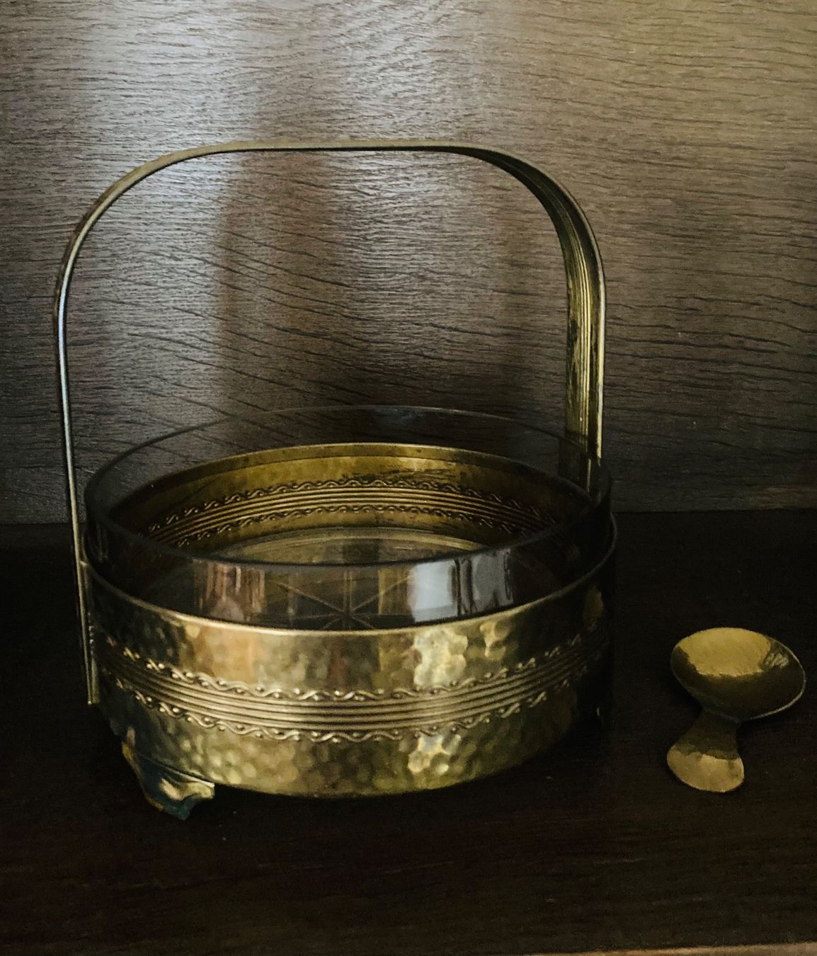 Bicchieri: Antike Schale mit Original Glaseinsatz – Usato da Einsiedeln venduto da Fundgrube59