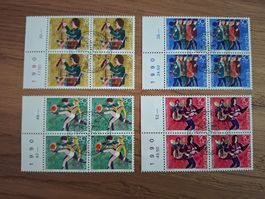 4er Blocks: Pro Juventute 1990