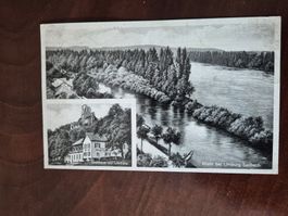 Alte Ansichtskarte: Rhein bei Limburg-Sasbach, Top!