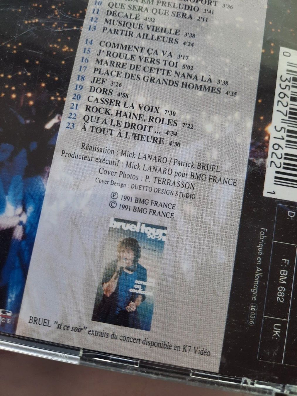 CD: CD Patrick Bruel - Live - Si ce soir 91 – Usato da Pully venduto da bro_n52j 4