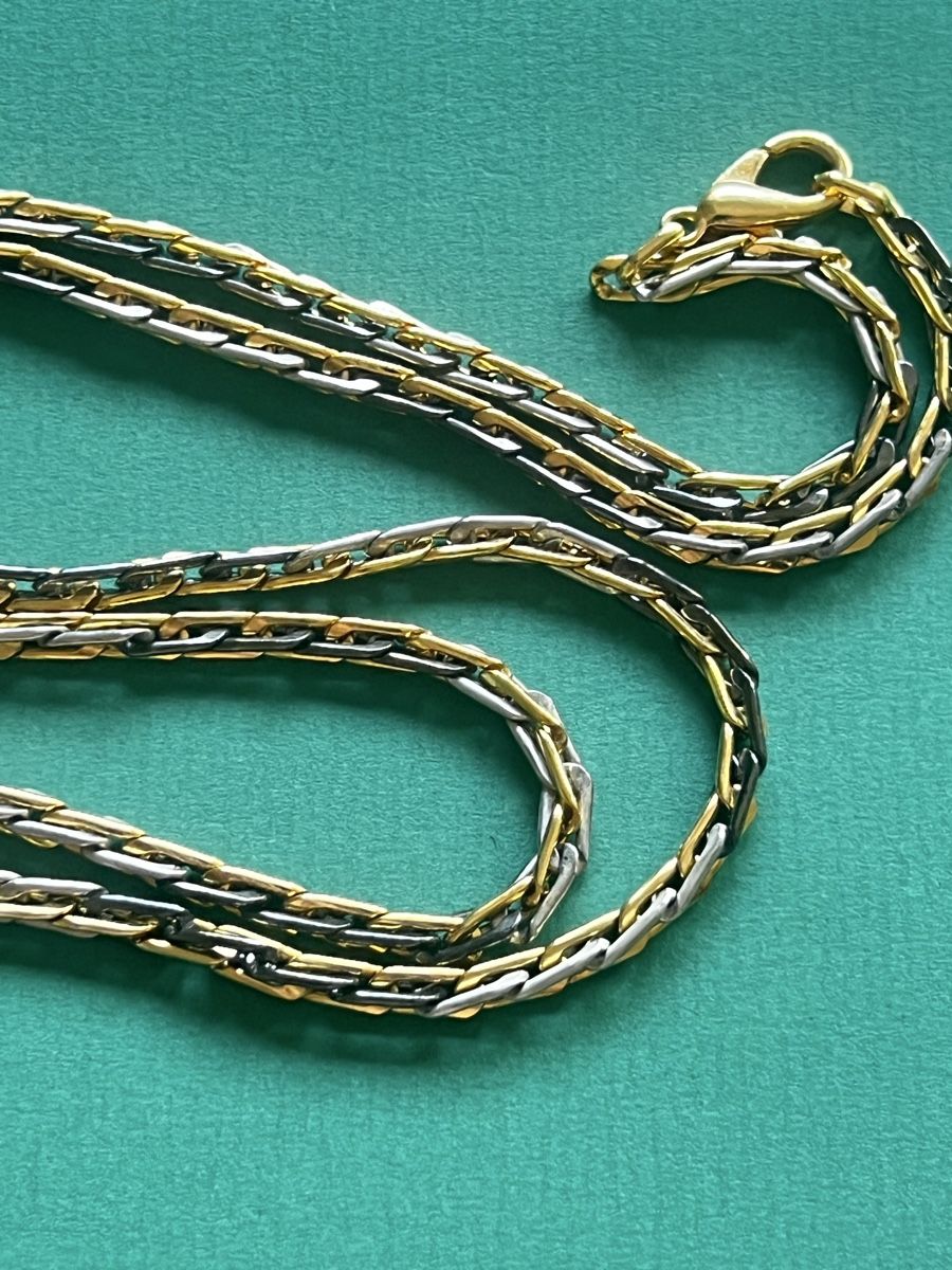 Catenine: Vergoldet Doppelte Farbe (80cm) – Usato da Laufen venduto da Trendmarket 1