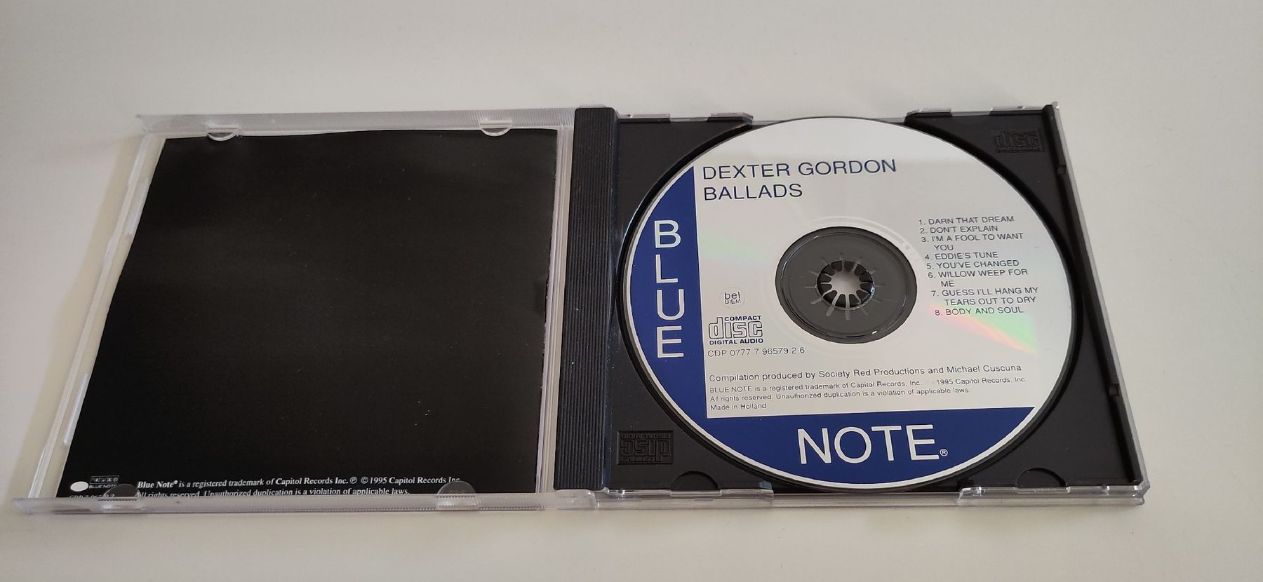 CD: Dexter Gordon - Ballads – Usato da Zürich venduto da Heldel 1