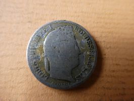 Frankreich 1837,  1/2 Franc   Silber