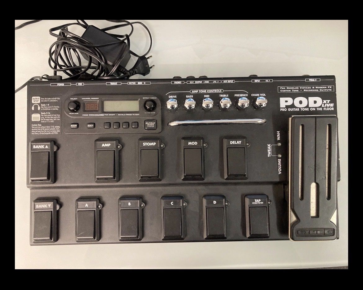 Line 6 Musikinstrumente: Line 6 Pod  XT Live Gitarre Multi Effektpedal / Effektboard – Gebraucht aus Goldach von Milosg3
