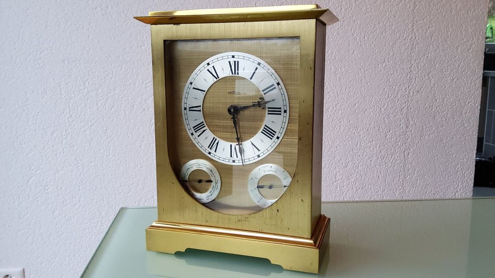 Pendule thermomètre baromètre oiseau