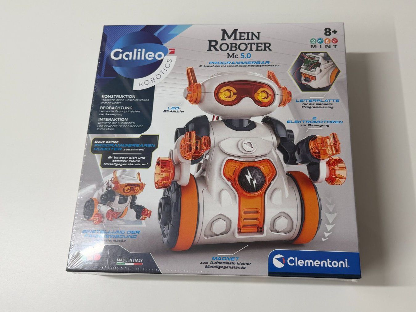 Clementoni Giocattoli: Galileo Mein Roboter mc 5.0 – Nuovo e nell'imballaggio originale da Siggenthal Station venduto da Chinchi3