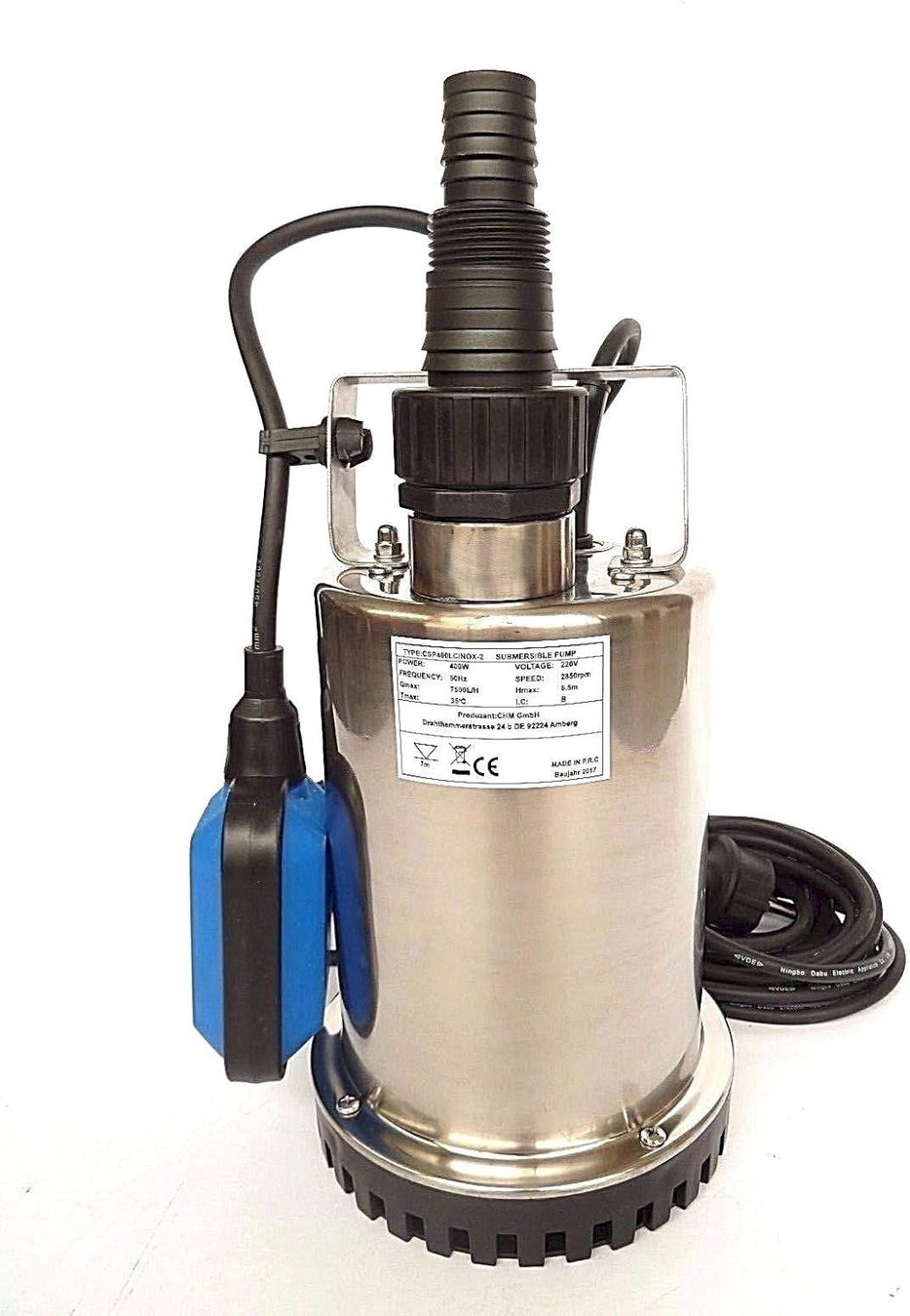Pompe & Parti di ricambio: CHM Tauchpumpe 400 Watt – Nuovo e nell'imballaggio originale da Bottighofen venduto da zaap