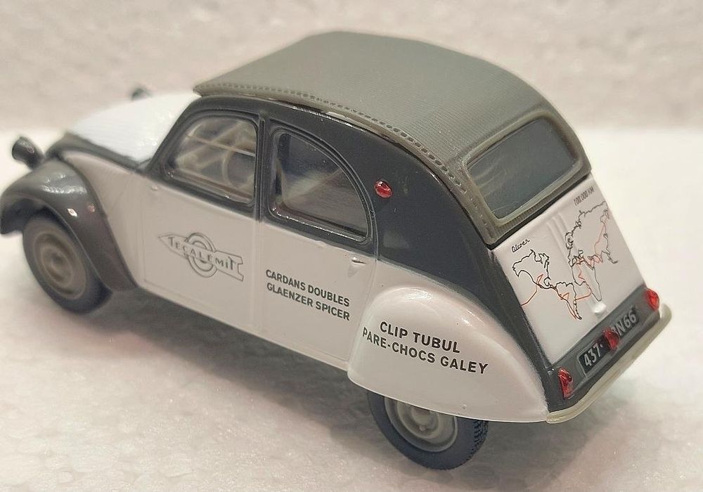 Citroën - 2CV AZLP Expédition 1961 - Norev Presse - 1/43 - Autos Miniatures