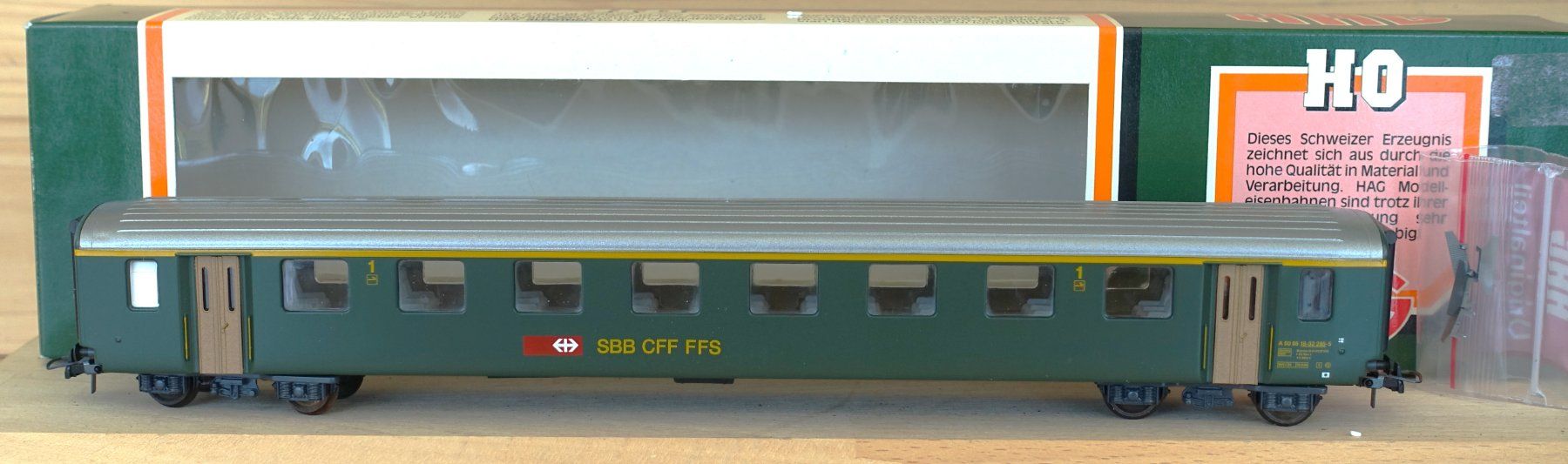 Hag Modelleisenbahnen: SBB-CFF EW I A, Hag Art. 482, AC. – Gebraucht aus Horw von SwissSteamMemories