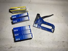 Bostitch LUX 195 095 mit vielen Klammern Tacker Rapid 66/6