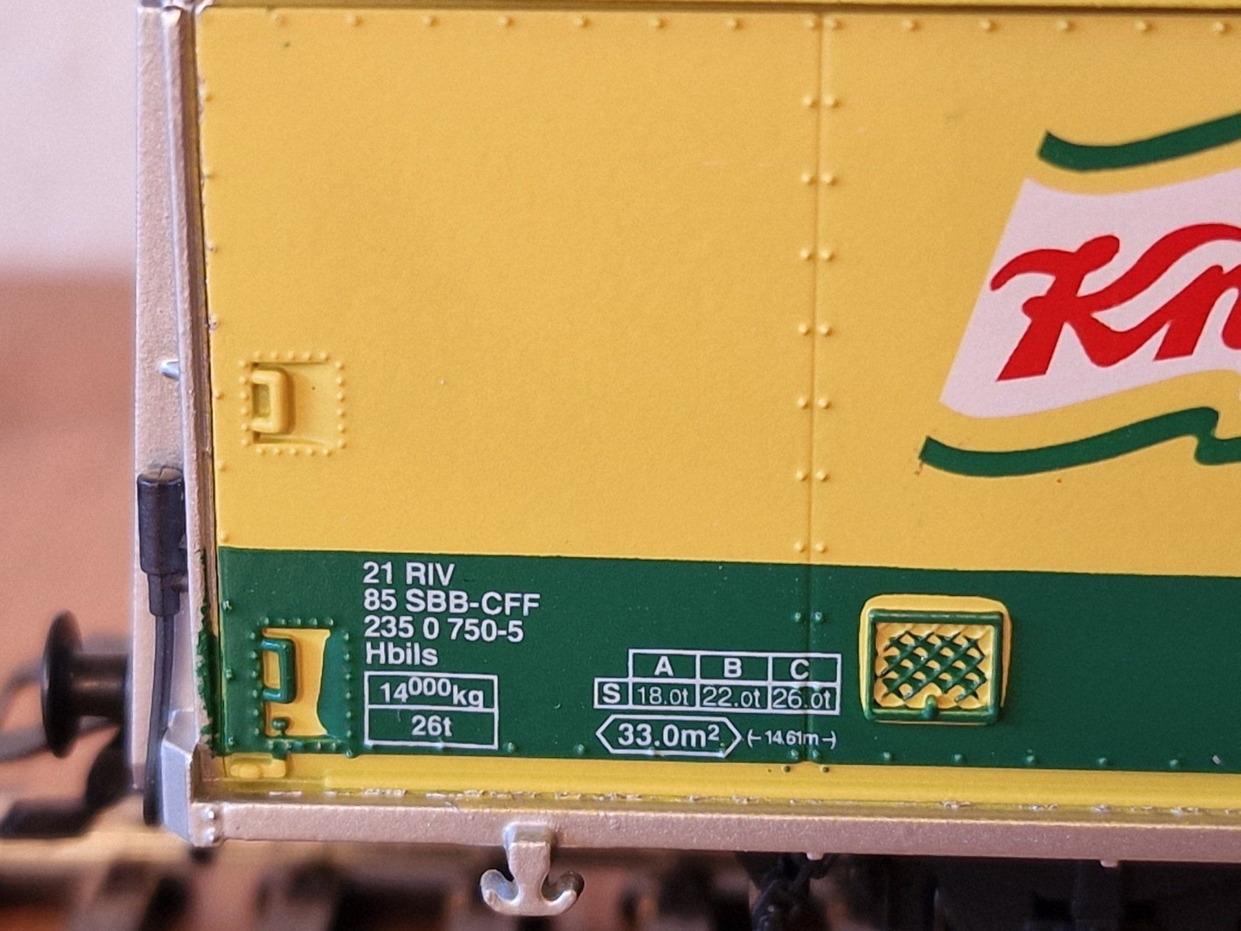 Märklin Modellini di ferrovie: SBB Knorr Güterwagen H0 – Usato da Matten b. Interlaken venduto da lor_hr9w 3