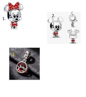 CHARM Disney Mickey Minnie Mouse ,PANDORA-KOMPATIBEL