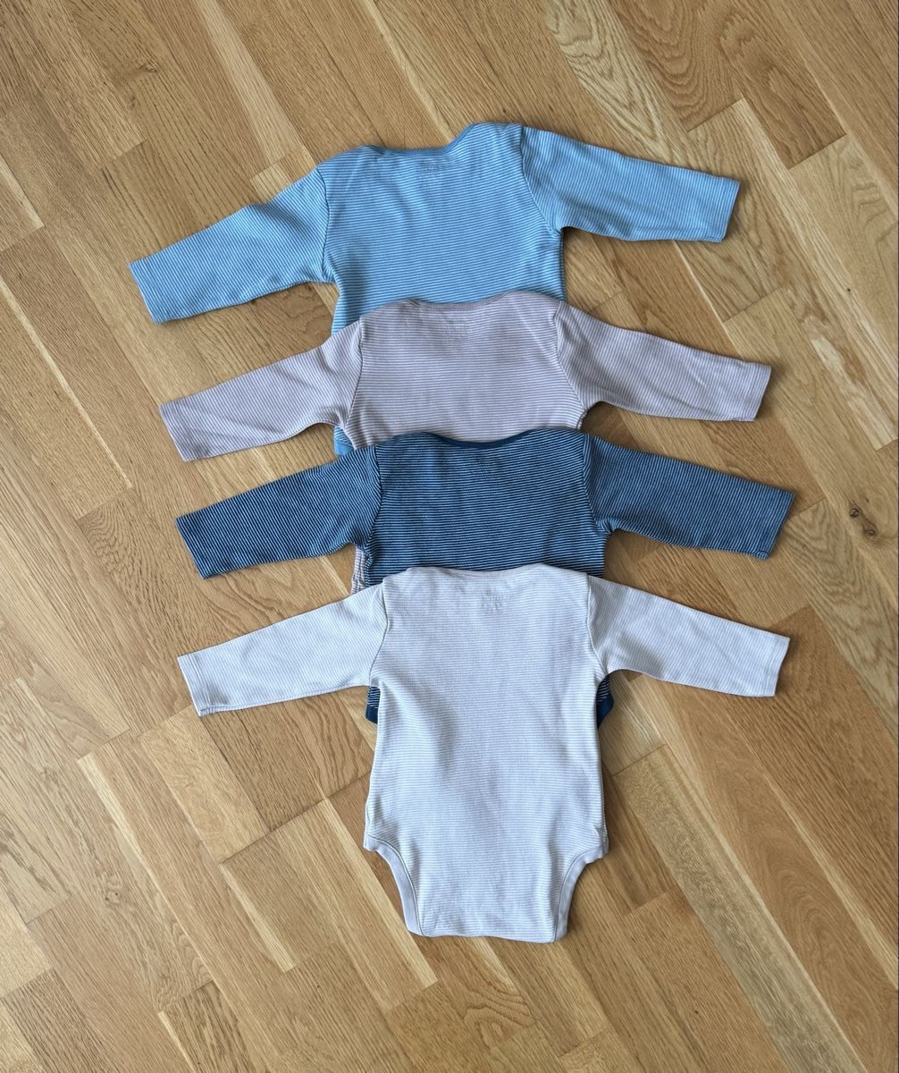 Next Lotti & Set di vestiti: Next 4er-Set Baby Langarm-Bodys Gr. 62/68 – Nuovo (secondo la descrizione) da Flumenthal venduto da Krajan 1