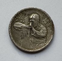 1913 Schützenmedaille La Chaux de Fonds Silber