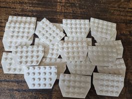 lego 32059 lot de 22 pièces White Wedge, Plate 4 x 6 Cut