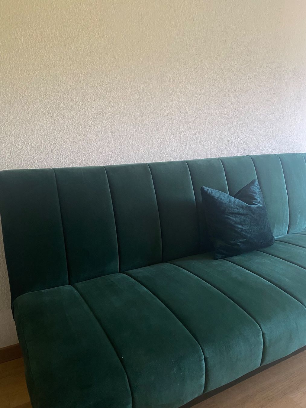 Sofas: Samt Sofa Grün Ausziehbar – Gebraucht aus Kreuzlingen von