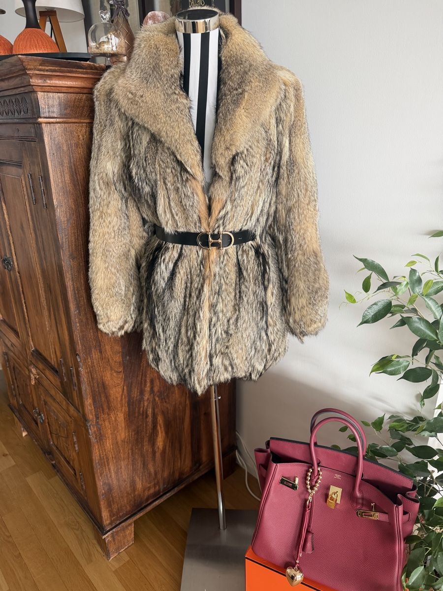 Giacche: Fuchspelz Jacke Gr.38/S-M Blaufuchs – Usato da Meggen venduto da con_5djh 5