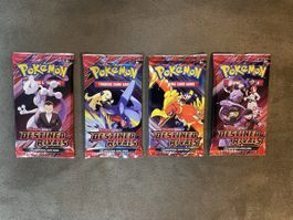 Pokemon Destined Rivals Artset (4 Booster Packs) EN