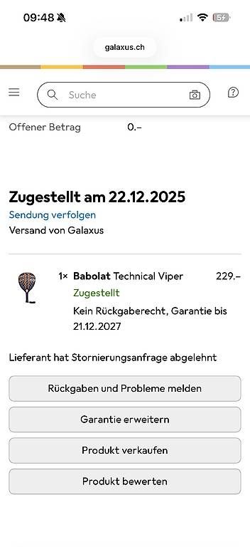 Schläger: NEU Babolat Technical Viper – Neu und originalverpackt aus Brütten von mhf_d8f2 4
