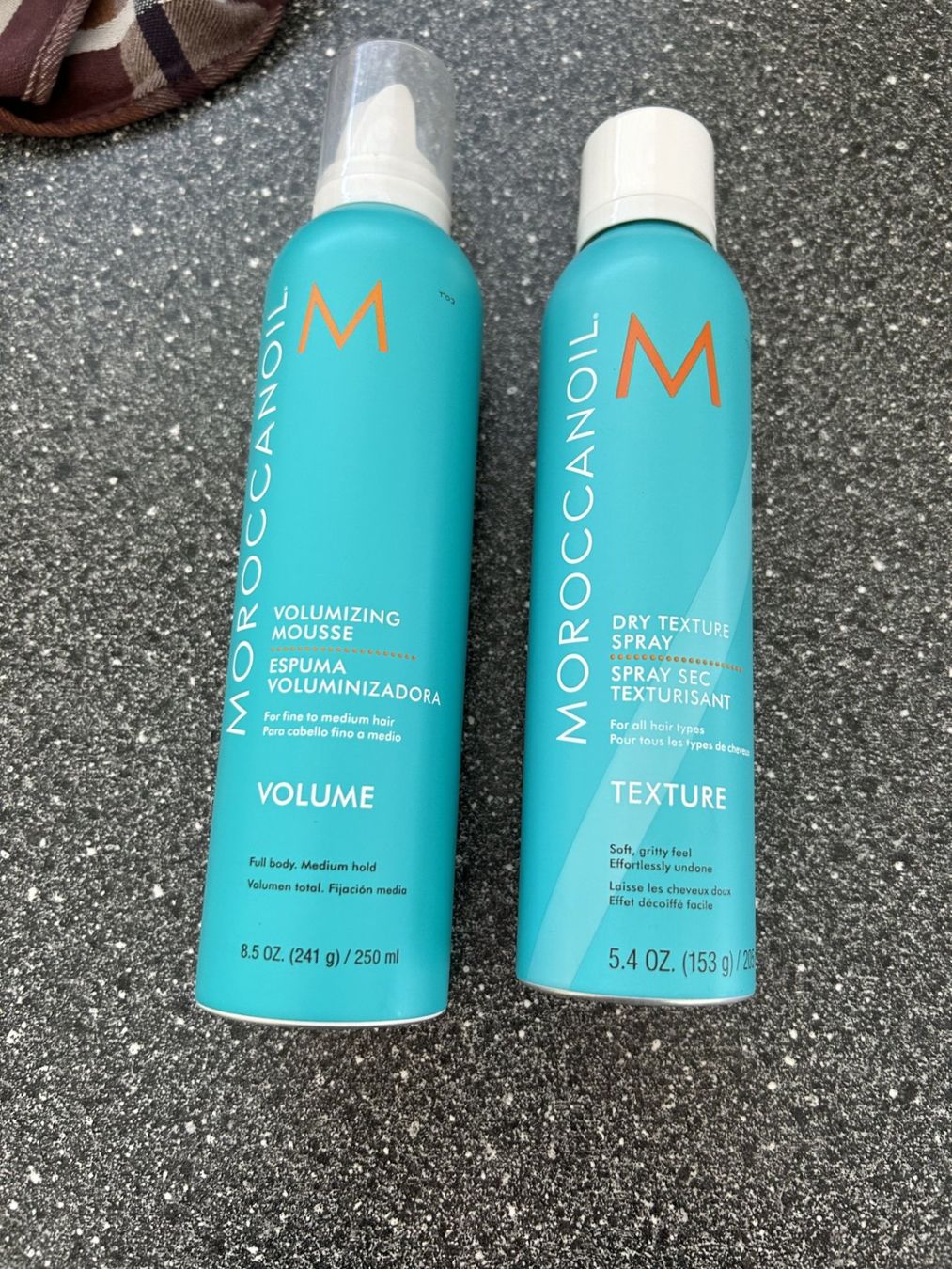 Haarpflegeprodukte: Moroccanoil Volumizing mousse + Dry Texture Spray Haare – Neu (gemäss Beschreibung) aus Eichberg von Kati30