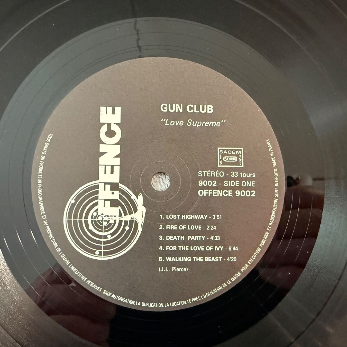 Schallplatten: GUN CLUB - "LOVE SUPREME" – Gebraucht aus Zürich von fehlton 3