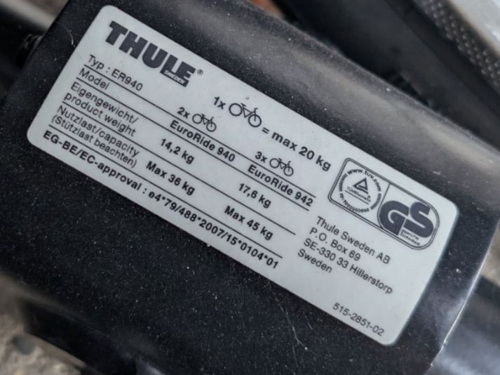 Travi: Thule Euroride 940 – Usato da Aarau Rohr venduto da Salazaris 1