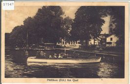 Pfäffikon  ZH - Am Quai - Boot Oberland - animee
