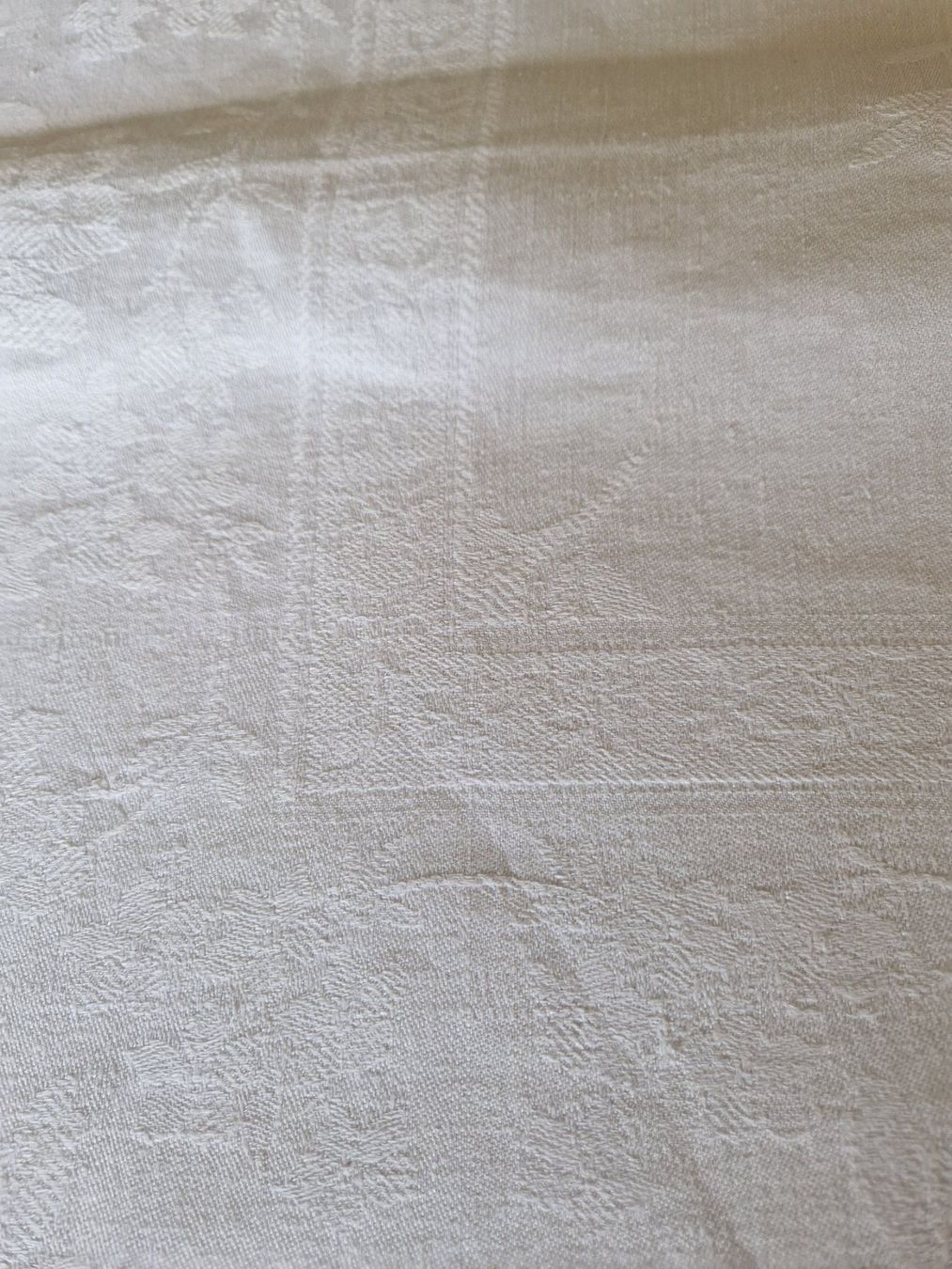 Altra biancheria da tavola: Tischdecke Leinendamast  Monogramm RK, 175x170cm – Usato da Bern venduto da Antikbatik 5