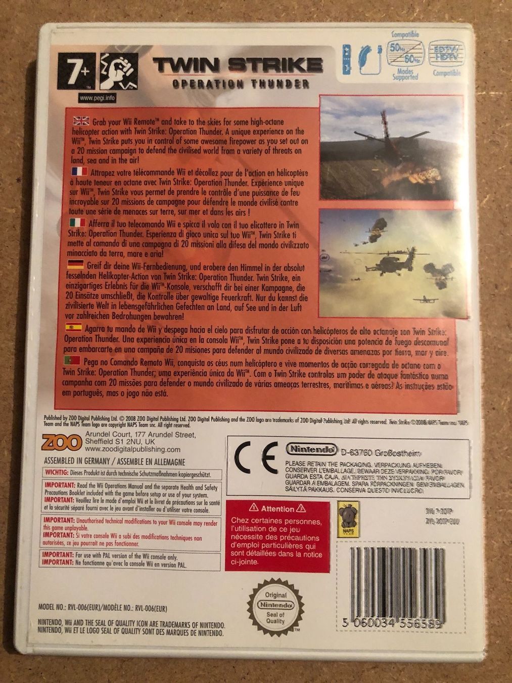 Spiele: Twin Strike für Nintendo Wii – Gebraucht aus Kestenholz von Mad18 1