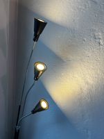 Stehlampe mit 3er-Spot, Anthrazit/Schwarz, inkl.
